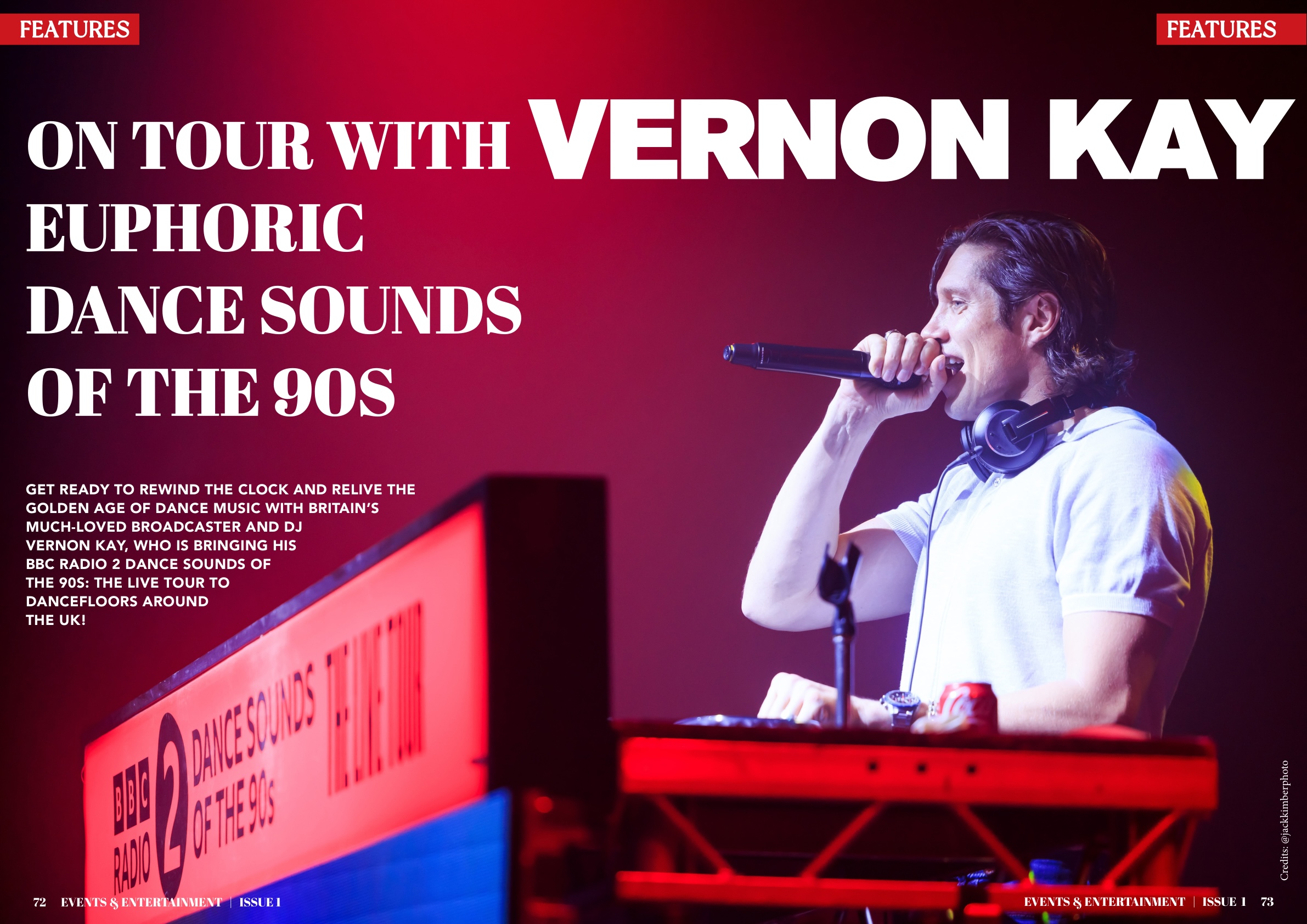Vernon Kay Brings BBC Radio 2's Dance Sounds of the 90s Live Tour to Venues Across the UK