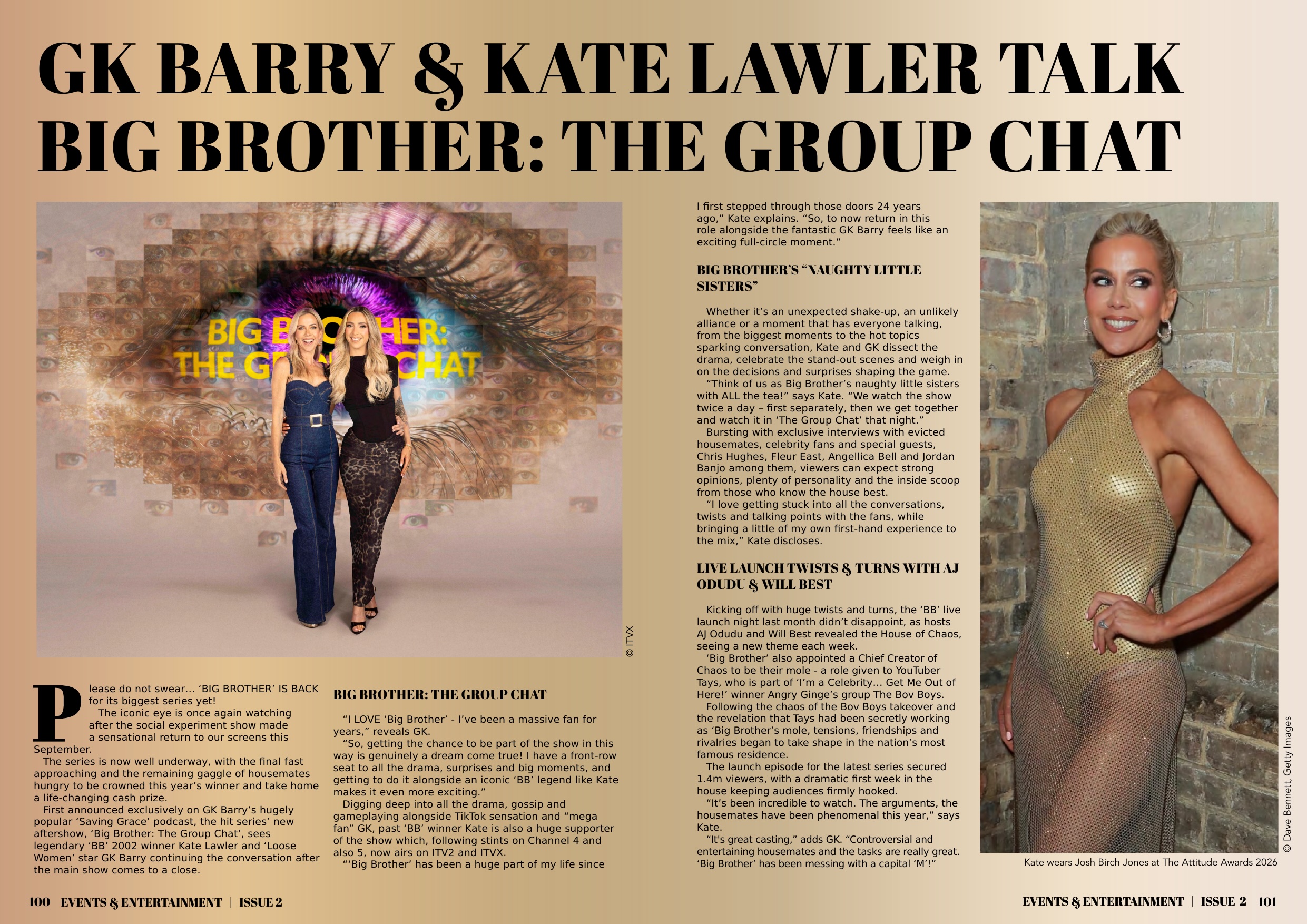 GK Barry & Kate Lawler talk Big Brother: The Group Chat
