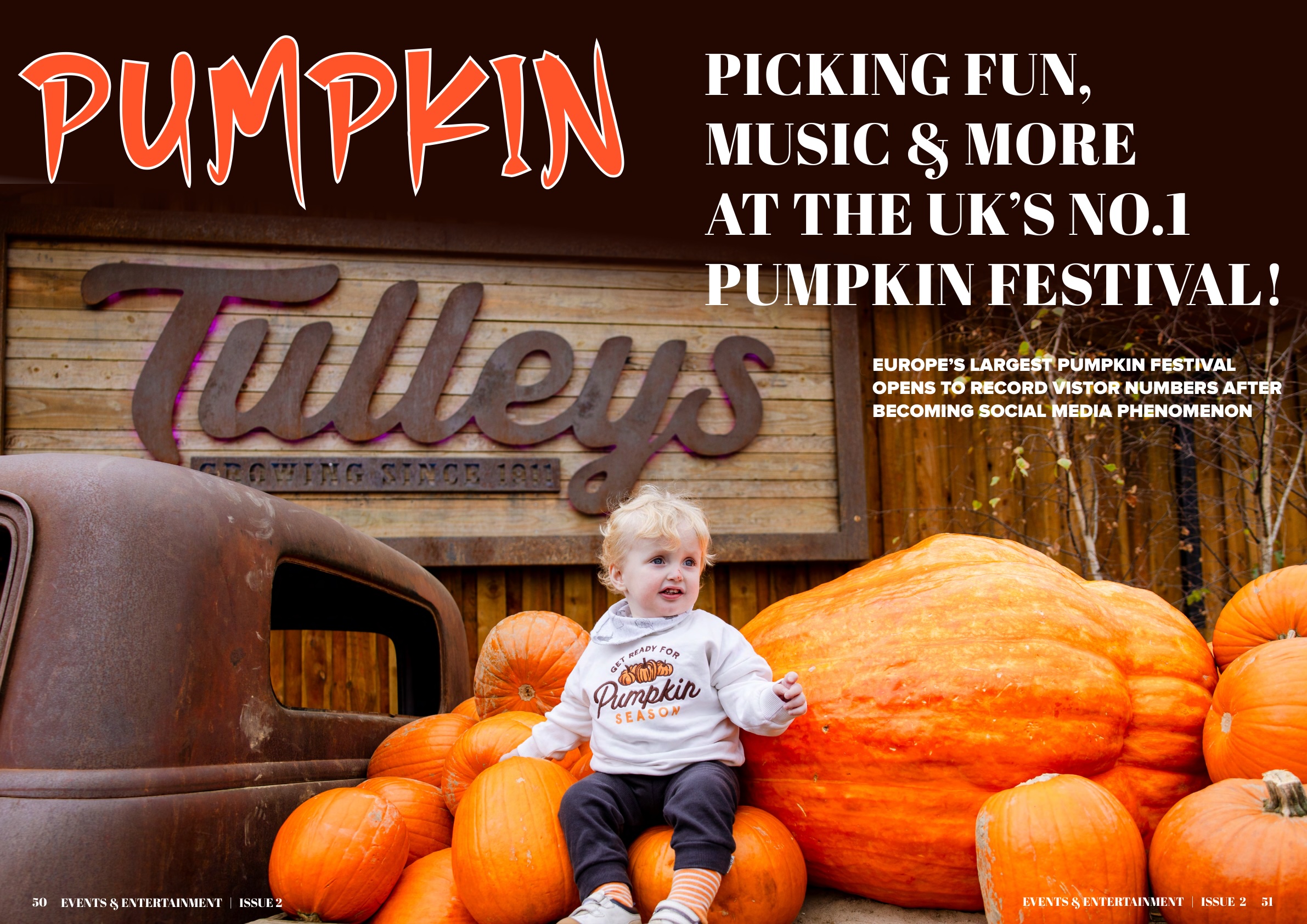 Pumpkin picking fun, music & more at the UK’s No.1 pumpkin festival!