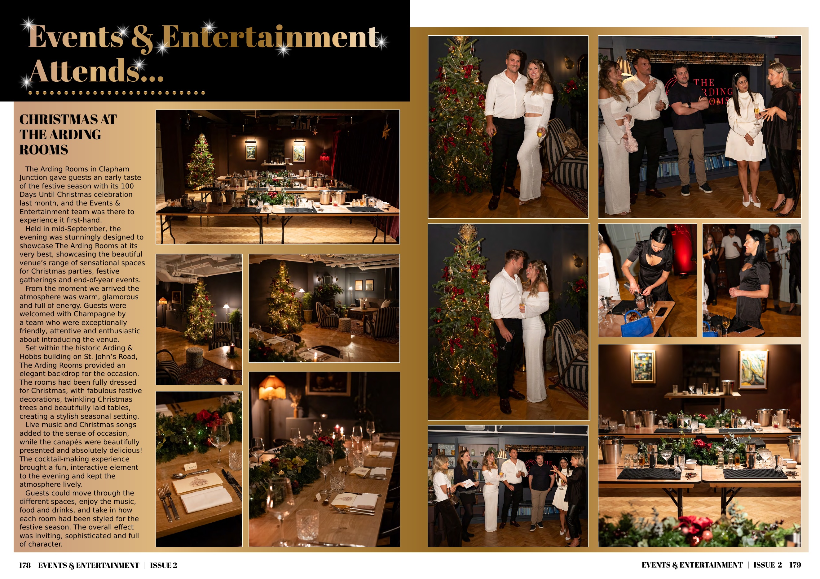 Events & Entertainment attends… Christmas at The Arding Rooms