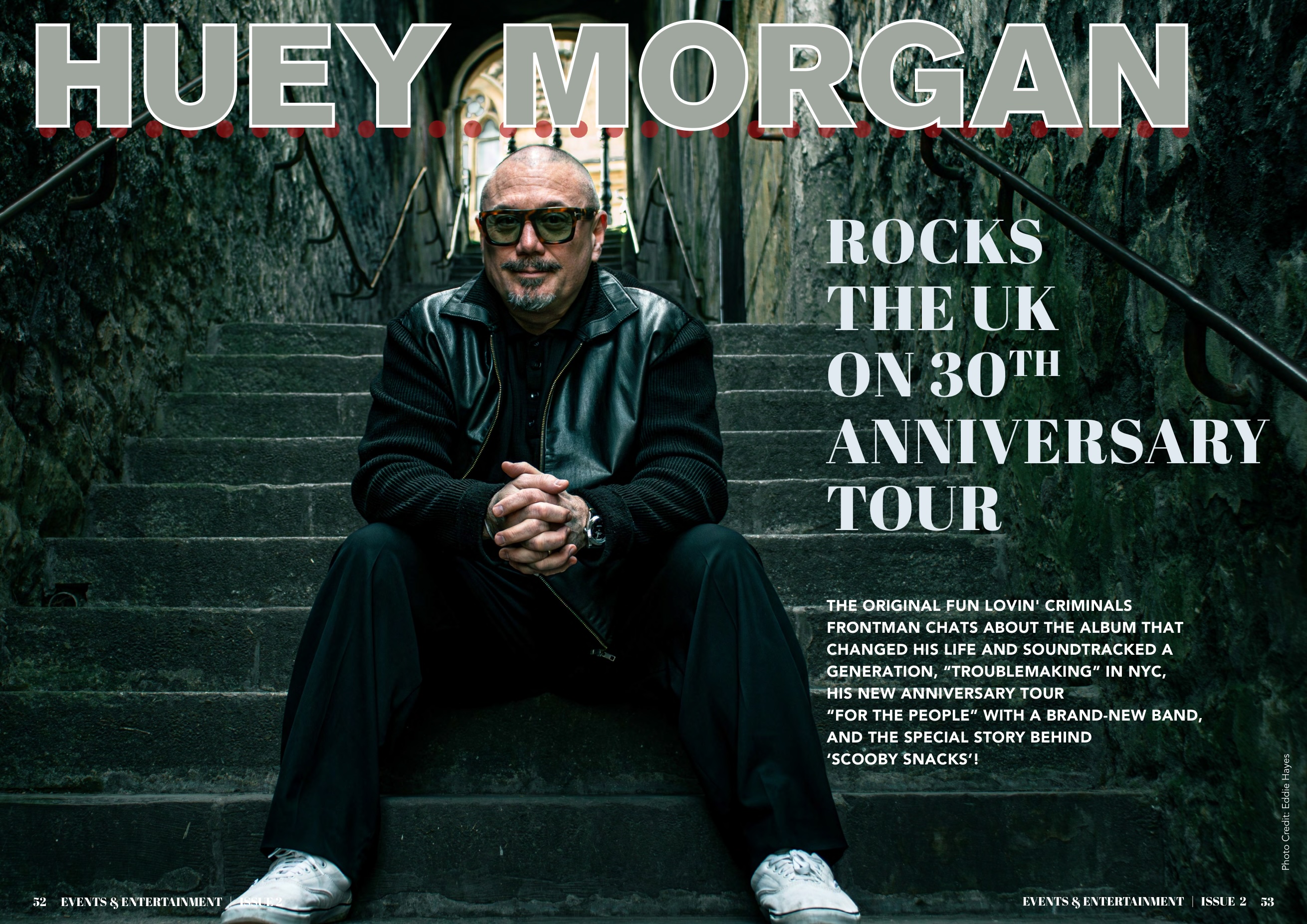 Huey Morgan rocks the UK on 30th anniversary tour