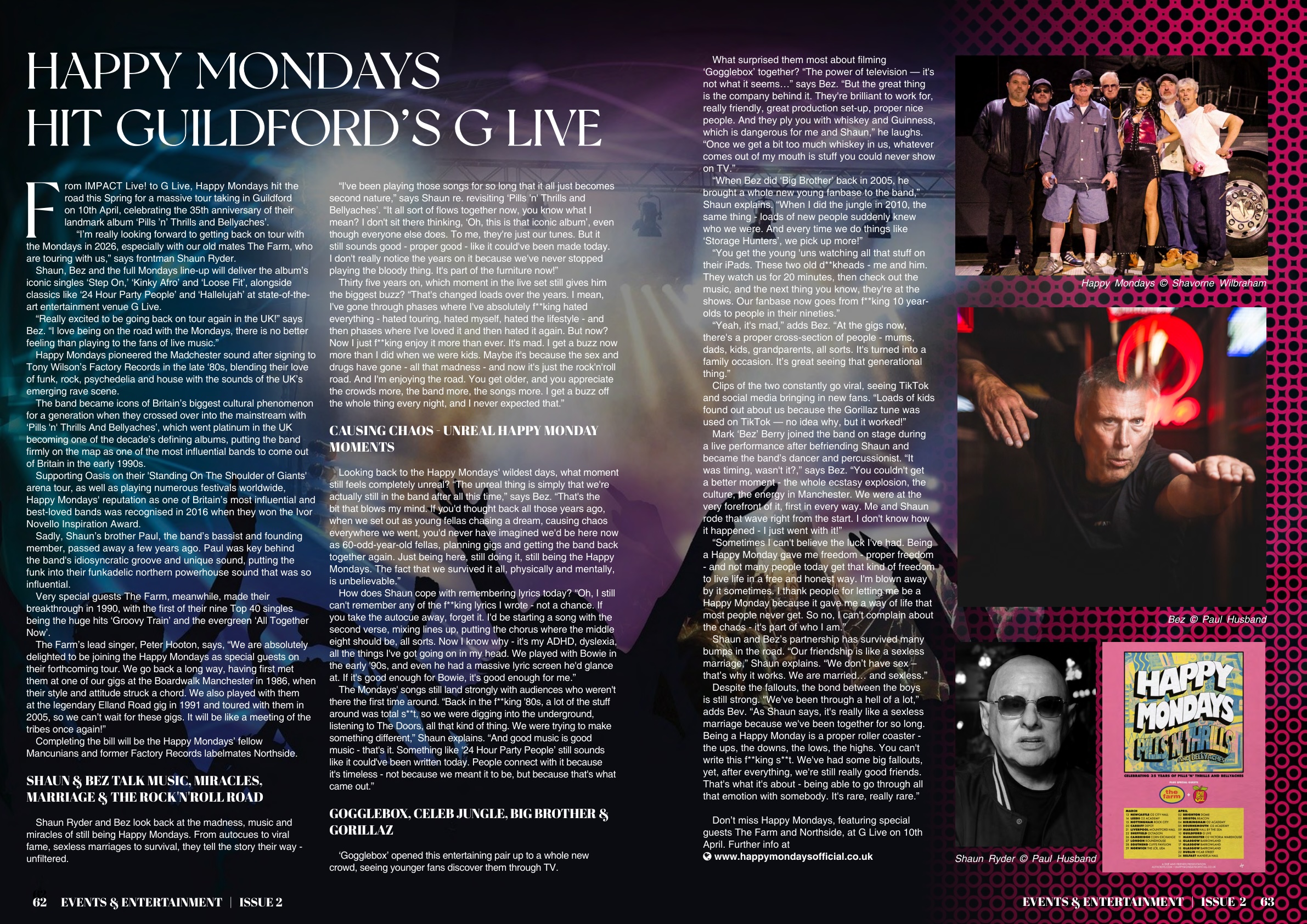 Happy Mondays hit Guildford’s G Live