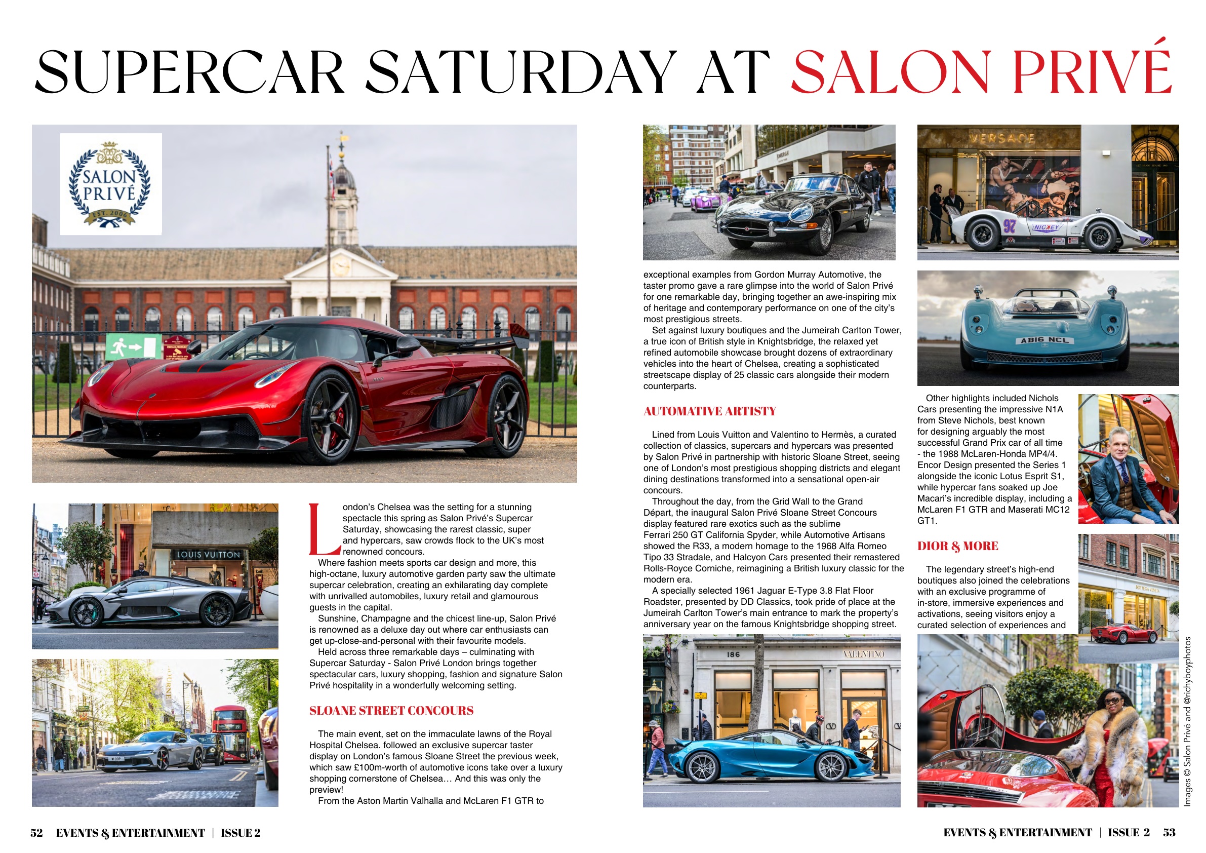 Supercar Saturday at Salon Privé